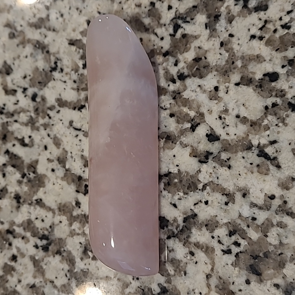 Authentic Rose Quartz massage stone